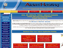 Tablet Screenshot of alden-tomcat-hosting.com